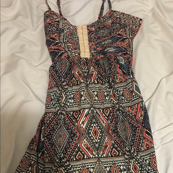 Patterned Billabong Beach Dress - Picture 1 of 3